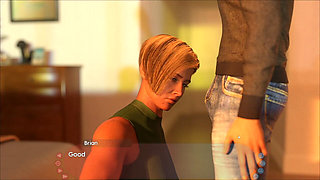 Busty Cheating Neighbour MILF Sucking My Cock and She Giving Me a Deepthroat Blowjob