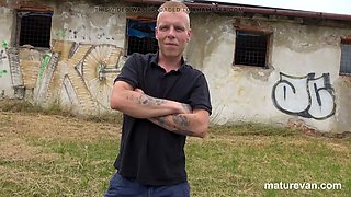 Cougar Picks up Fat Guy and Skinny Dude in the MatureVan
