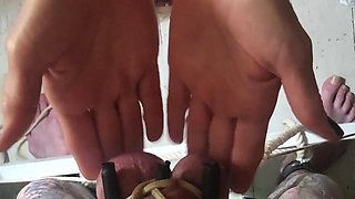 Unholy Crucifix Ballbusting