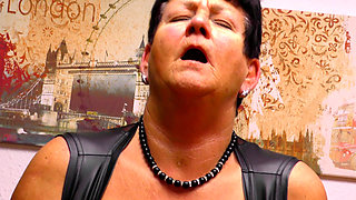 Hot Mature Granny DP Threesome Action