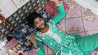 Real Desi Girl Green Salwar Hard Fuck with Creampie - Homemade