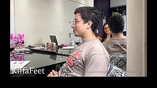 Hot College Teacher Kiffa Ep 3: Foot Fetish Blowjob & Femdom