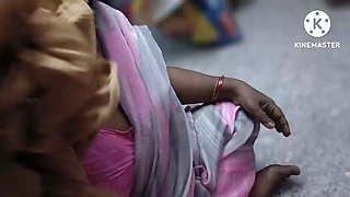 Desi step sister seduced by brother - homemade Indian sex with hindi audio and big natural tits