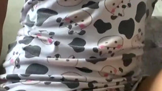 She came home with my nipples erect, she caresses me! Real homemade video