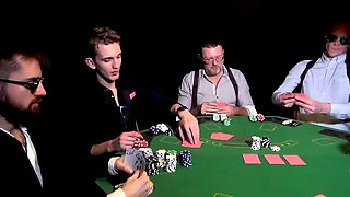 Eden Frost Loses Poker to Mack Manus and Billy Bouc Before Bareback Gangbang Orgy