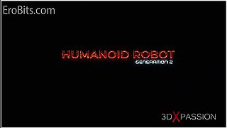 Humanoid Futa Robot Fucks Busty Blonde. 3d Futanari Animation