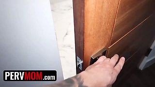 Step mummy jeny b lets step son pound her ass if he keeps her muddy hidden from her husband - pervmom