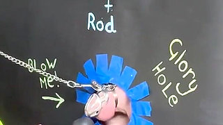 Chastity Cage Gloryhole Denial