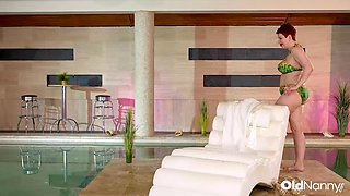 Big-titted mature Lisa Pinelli in an Intimate Solo Scene