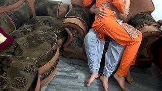 desi girlfriend tight pussy become doggy in front of his boyfriend in a village room,hard sex  tight pussy fucking