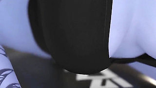 Widowmaker - First Day Secretary Job Ends with Boss BBC Anal - Overwatch 3D Porn