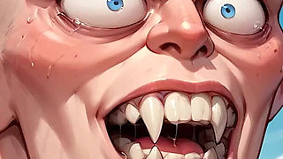 Milk Spray Orgasm: White Elf Goddess' Mind Break Hymen Assault