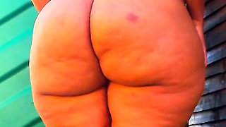 Most Extremely Close-up Outdoor Ass Spread Open