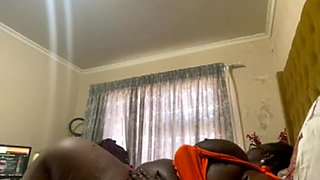 Ebony SSBBW MILF Striptease & Pussyplay