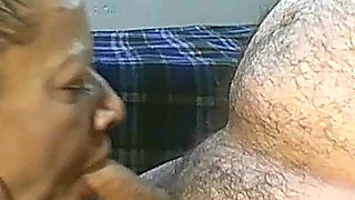 Cougar Cum Swallow - on Her Knees Sucking My Cock