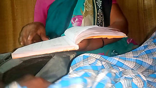 Tamil Tuition Teacher Handjob with Boyfriend Cock