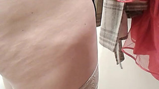 I Went Shopping with a Beautiful Slut and Persuaded Her to Take off Her Panties and Show Her Pussy.