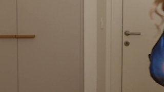 Oil Massage on a Shared Hotel Bed Step Mom Drops Her Straps for Step Son