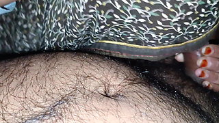 Real sex video made by Desi village Bhabhi is yearning to drink all the water with her brother-in-law's penis in her mouth