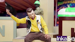 Buzz Lightyear And Woody Tag Bo Peep In A Toy Story Sex Parody