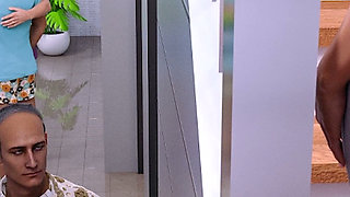 Alternative Worlds 4 - Wife Treats Husband with the Best Blowjob in the Bathroom