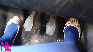 Driving Fast in Flowered Ballet Flats