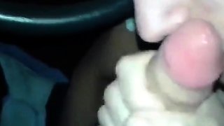 Big Cock Blowjob in a Car