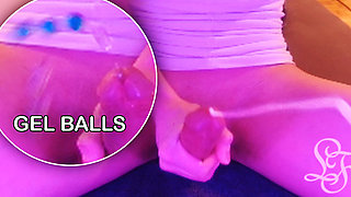 Gel Balls Growing Inside Dick Make Me Cum
