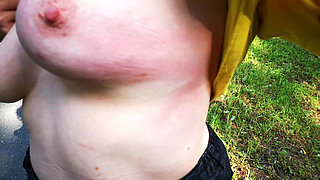 Tits Slapped on the Street