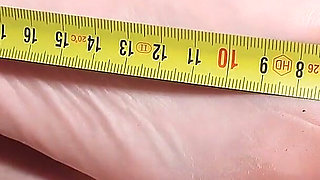 Foot Fetish Measuring My Dirty Feet