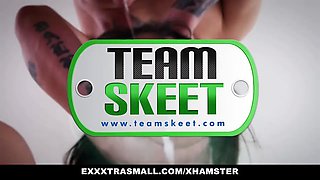 Exxxtrasmall - tiny geek with glasses nailed by stepparent