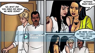 Savita bhabhi aur annie ki gaand faad chudai.