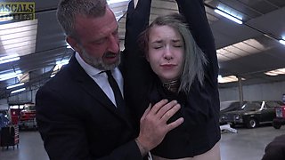 Emily Addams gets her natural tits fingered and fucked rough