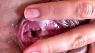 JOI Instructions with Lots of Saliva I Hold My Pussy Open Blonde 18 Year Old with Big Tits Tattoos and Hairy Pussy