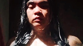 Filipina Babe Plays in Abandoned Comfort Room While on Secret Video Call - Ayesha Sy