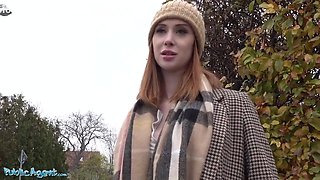 Petite Redhead Brit Gives It For Posh Villa With Lenina Crowne