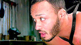 Teasing her stud boy