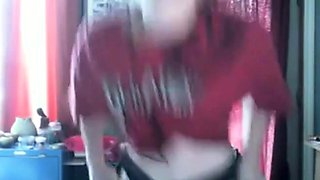 French Blonde's Morning Striptease Webcam Show