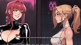 My New Girlfriend Taboo Hentai Game Ep.63 Two Step Sisters Taking Care of a Huge BBC in the Club Toilet!