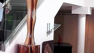 Tattoo skinny lesbian stepsister teens Alex and Natalie in masturbation