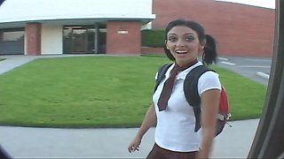 Strong penetrated slit of Horny Youngster love box looks tiny full of cum face