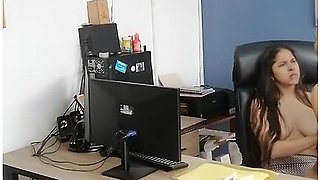 Girl Is Fucked In Job Interview By Her Boss