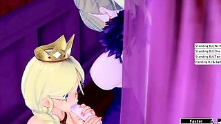 Amateur MILF blonde public toilet sex