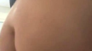 Blonde teen slut plays with a toy banana