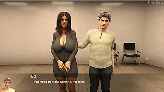 Project Hotwife - Phw - Gameplay - Roleplay - Car Ride with Collegue on His Lap
