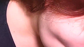 Fucked a Redhead MILF's Mouth Hard in Her Sports Leggings and Stuck It in Her Tight Hole