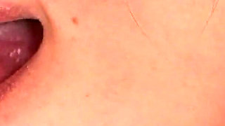 Japanese Girl Squirts as A Fountain While Two Guys Finger and Rail Her Hairy Pussy