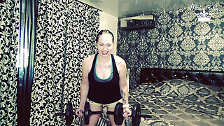 105 weight liftings repeats for biceps challenge!