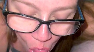 Czech amateur blowjob and fucking POV in public