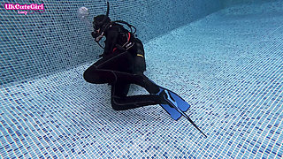 Vintage Mask & 8mm Wetsuit Underwater Scuba Bliss